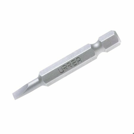 URREA Urrea Industrial Grade Flat Power Bit, , 1/4" Hex Drive, 1-15/16"L x 1/4", 6F-8R Screw Size 14012